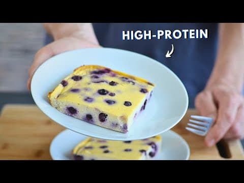 Healthy Greek Yogurt Protein Bake - Delicious American recipe with easy difficulty. Perfect recipe converted from YouTube video to PDF format.
