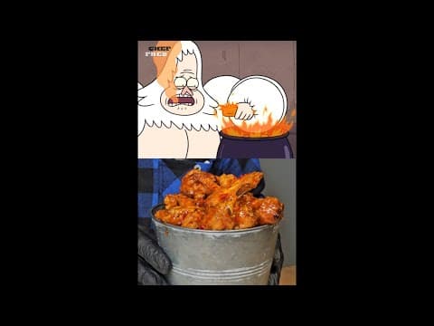 Inferno Challenge Hot Wings vs Shuriken School Ninja-Approved Riceballs!