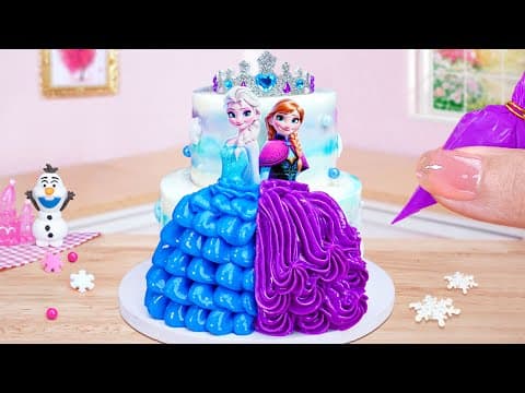 Princess Birthday Cake with Skittles Jam and Chocolate
