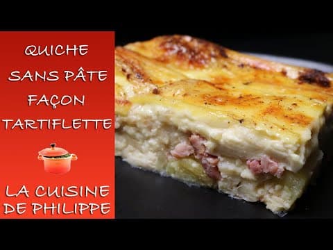 🧀✨ Quiche sans pâte façon Tartiflette — Recette Gourmande & Conviviale
