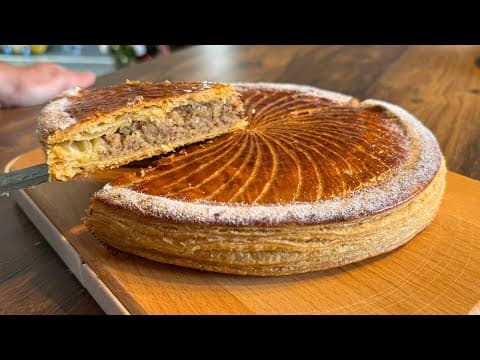 Galette à la Frangipane (Pâte feuilletée inversée)