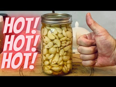 The Best Spicy Pickled Garlic