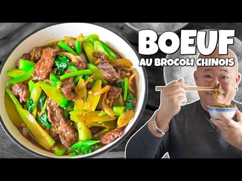 Stir-fried Chinese broccoli with beef - Delicious Chinese main course with medium difficulty. Perfect recipe converted from YouTube video to PDF format.