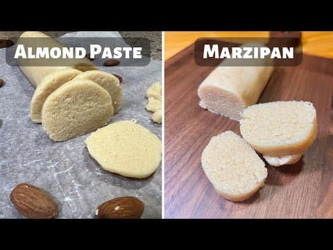 Marzipan vs Almond Paste - Is it the same?