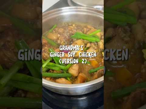 Grandma’s Ginger Soy Chicken - so easy so 🔥