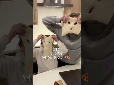Easy & Adorable Mini Heart Pizzas! ❤️🍕 The Perfect Valentine's Day Treat!