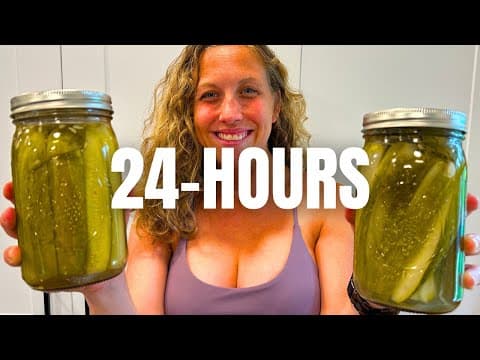 Quick and Easy 24-Hour Pickles