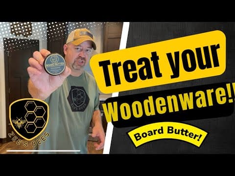 Easy DIY Board Butter recipe - Treat your woodenware with this beeswax paste