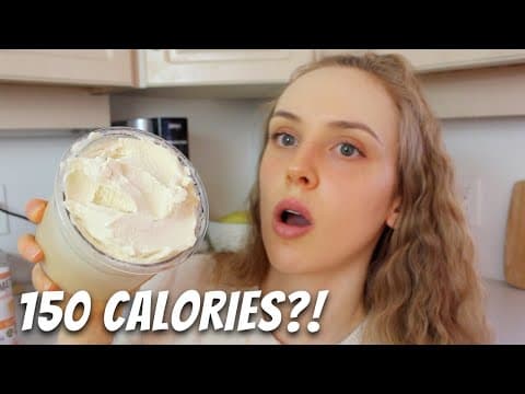THE BEST protein ice cream recipe (weight loss hack)