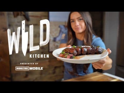 Venison Backstrap with Honey Bourbon Sauce