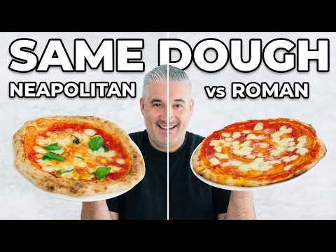 How to Make Neapolitan Pizza and Roman Pizza at Home Using the Same Dough