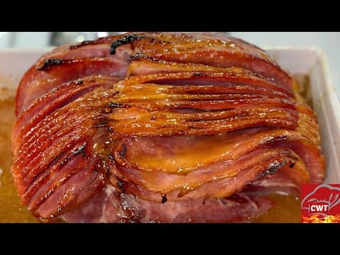 Honey Brown Sugar Glazed Ham - Delicious American main course with easy difficulty. Perfect recipe converted from YouTube video to PDF format.