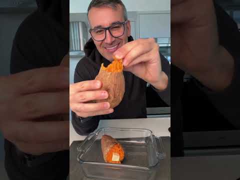 🍠 VIRAL CHEESE STUFFED SWEET POTATO