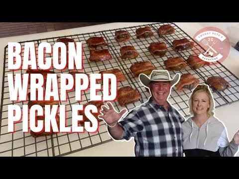 Bacon Wrapped Pickles I Easy Appetizer I Smokey Pete's Barbeque