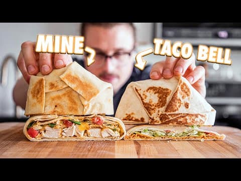 Making The Taco Bell Crunchwrap Supreme At Home