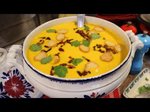 Velouté de potiron à la campagne