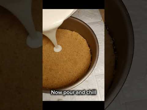 No-Bake Yogurt Cheesecake with Condensed Milk – No Cream Cheese Needed! 🍓✨