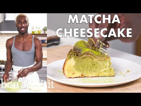 DeVonn Makes Matcha Cheesecake