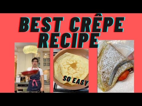 EASIEST CREPE RECIPE EVER