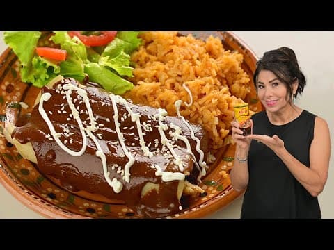 MOLE MADE EASY: Only 3 Ingredients & a jar of Doña Maria Sauce