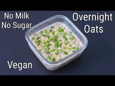Gut‑Friendly Overnight Oats with Homemade Almond Milk