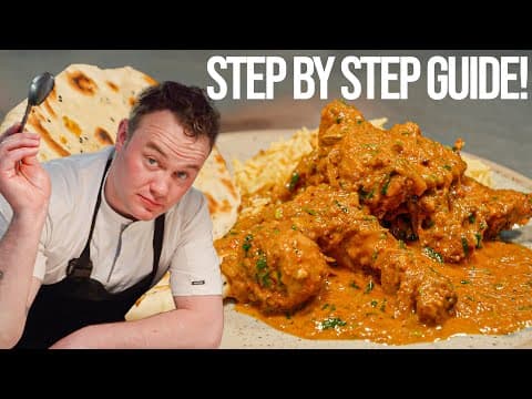 Ruby Murray (British-Style Chicken Curry) with Homemade Naan
