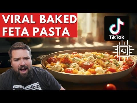 Viral Baked Feta Pasta! My New Favorite Pasta Dish! Absolutely insane