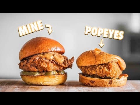 Buttermilk Fried Chicken Sandwich with Japanese Milk Buns - Delicious American main course with medium difficulty. Perfect recipe converted from YouTube video to PDF format.