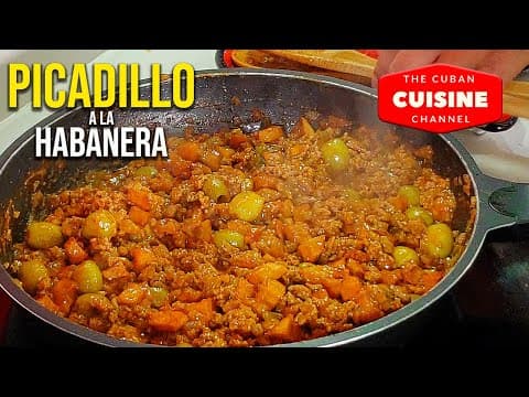 Picadillo habanero estilo deluxe