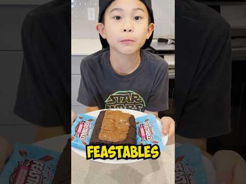 Simple Feastables 4 ingredient Chocolate Cake 🎂