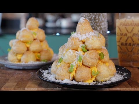 Sapin de choux au potimarron et Grana Padano