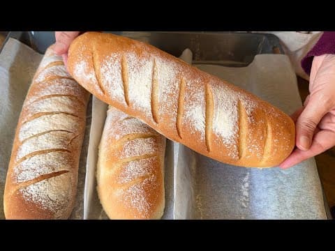 Easy Homemade Bread - Delicious Middle Eastern bread with easy difficulty. Perfect recipe converted from YouTube video to PDF format.