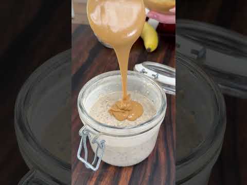Peanut Butter Banana Overnight Oats