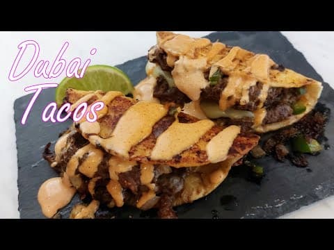 The Ultimate Dubai Smash Tacos: Crispy, Cheesy & Irresistibly Delicious!