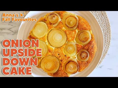 Professional Baker Teaches You How to Make Upside Down Onion Cake!