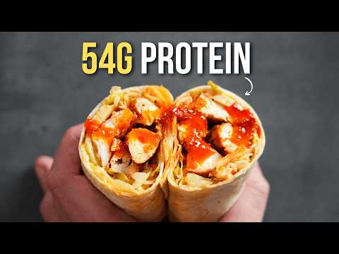 High Protein Chicken Wraps