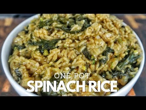 EASY Spinach Rice