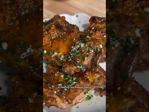 Garlic Butter Chicken Thighs in the Air Fryer 🤤💕