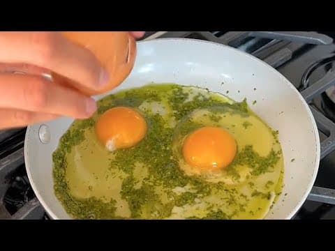 Perfect Pesto Eggs 😋