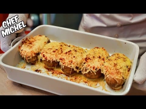 Potato Gratin with Ham and Emmental - Delicious French main course with medium difficulty. Perfect recipe converted from YouTube video to PDF format.