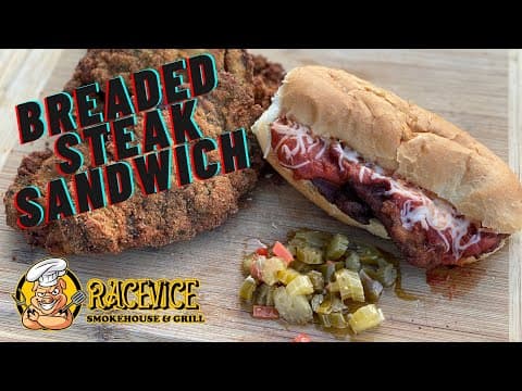 SIMPLE and DELICIOUS Breaded Steak Sandwiches
