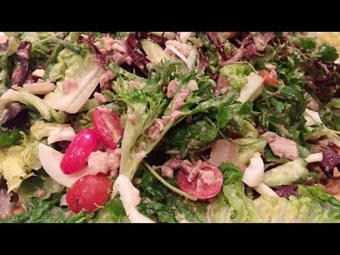 C/w Nana: Lao Salad w/ Egg Dressing (ຍຳສລັດລາວ == Yum Salad Lao)