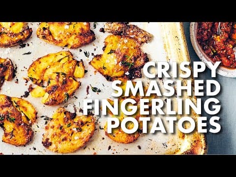 Crispy Smashed Fingerling Potatoes