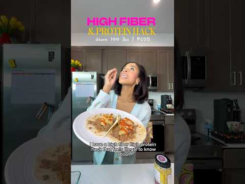 High fiber, high protein hack for PCOS and blood sugar!