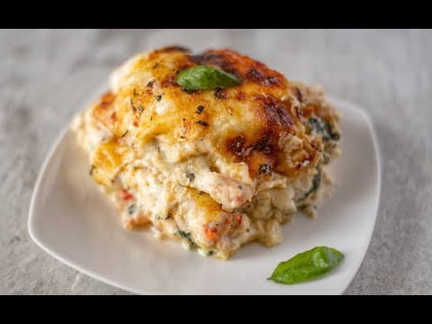 THE BEST SEAFOOD LASAGNA RECIPE!