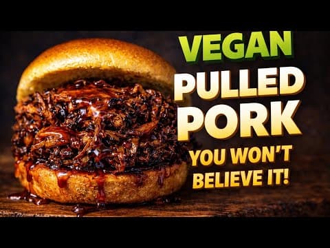Vegan Pulled Pork That Actually Tastes Like the Real Thing 🔥🌱