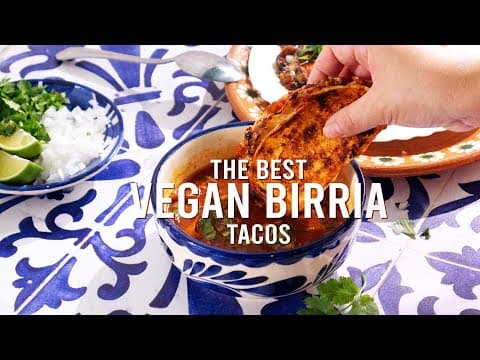 BEST Authentic Vegan Birria Tacos