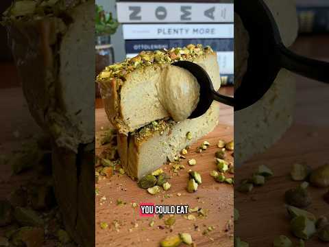 High Protein Pistachio Cheesecake - American recipe that serves 8 people. A easy difficulty cooking recipe converted from YouTube video with complete ingredients and step-by-step instructions.