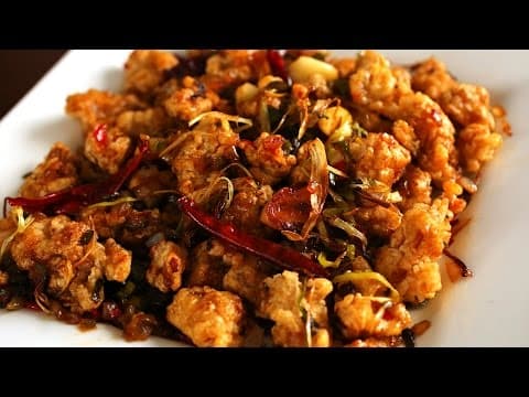 Spicy Garlic Fried Chicken (Kkanpunggi)