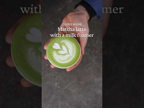 Perfect matcha latte at home
